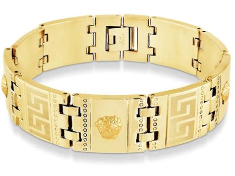 bracciale medusa versace|versace medusa bracelet men's.